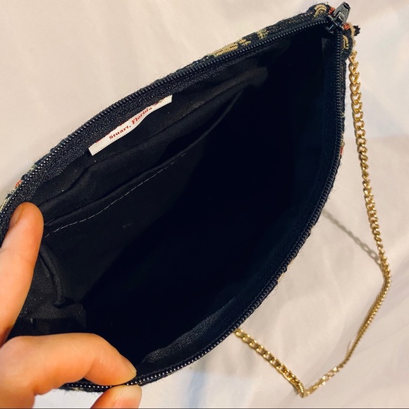 Embroidered Monkey Print Small Purse - Picture 4 of 4